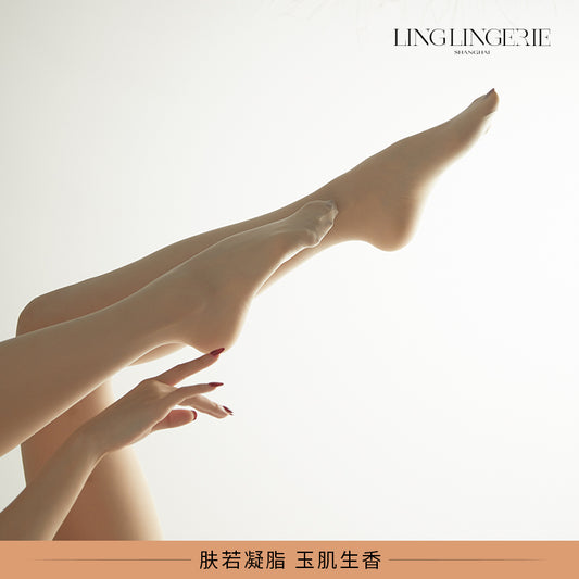 「绫」【素】安然若素 1D无缝无痕自然遮瑕防晒美肤超薄天鹅绒丝袜-9Rabbit北美情趣用品