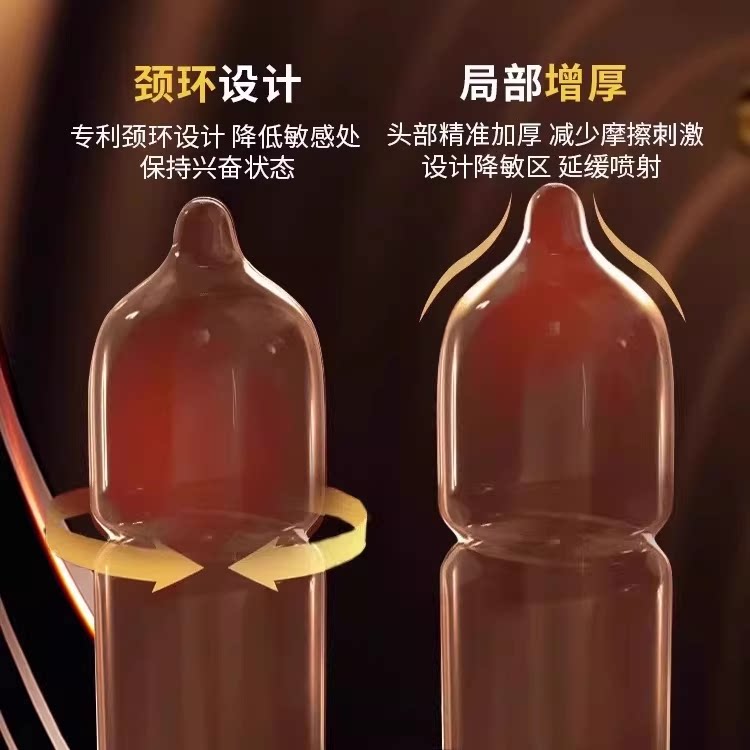 杰士邦物理延时咖啡香安全套 - 3只装