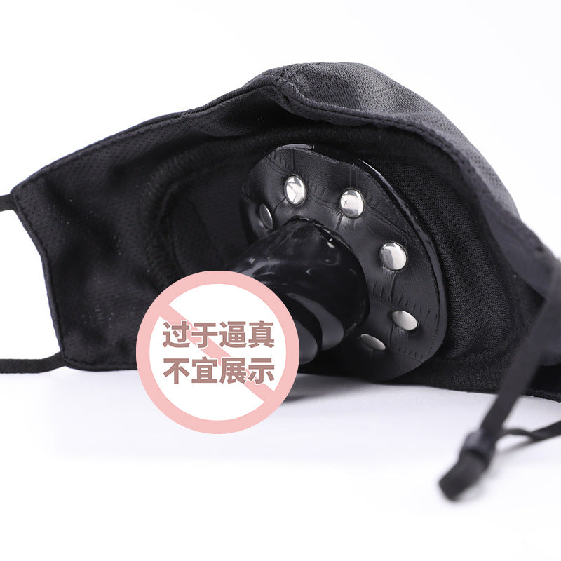 谜姬SM口罩阳具口塞