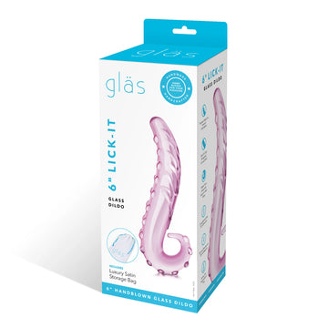 Gläs Lick-it Tentacle 触手玻璃阳具 - 6英寸