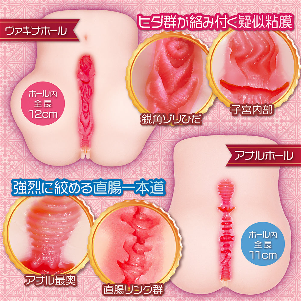 日本NOTOWA 恶女转生超肉厚1.9kg双穴多体位飞机杯