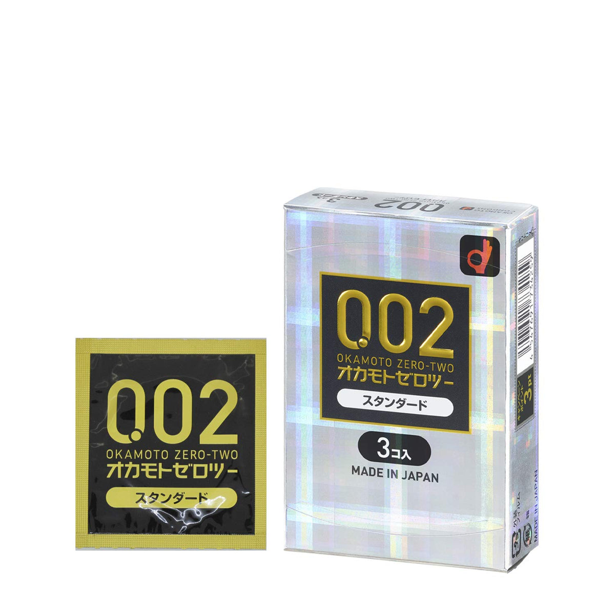 日本冈本Okamoto 0.02安全套3只装