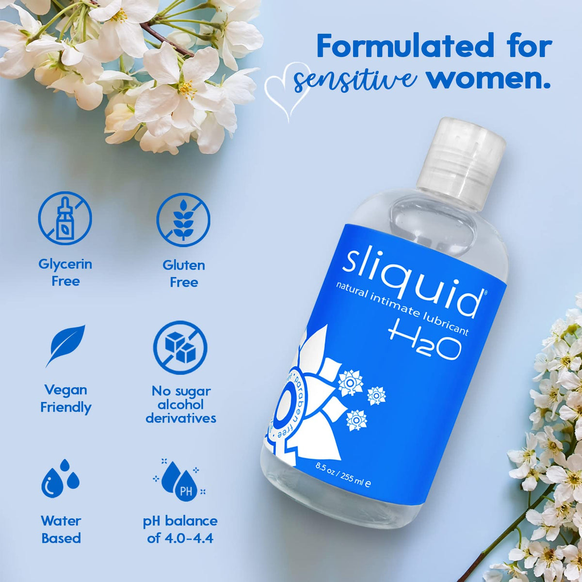 Sliquid H2O水溶性人体润滑剂