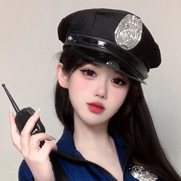 机长警察女警帽子