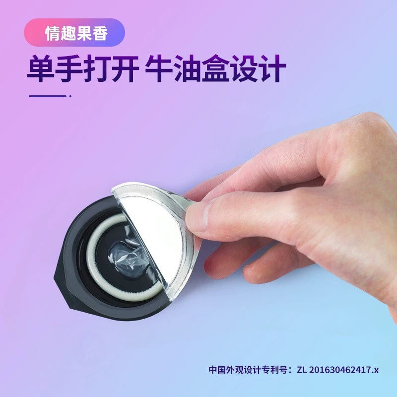 大象情趣果香款避孕套 - 3只装