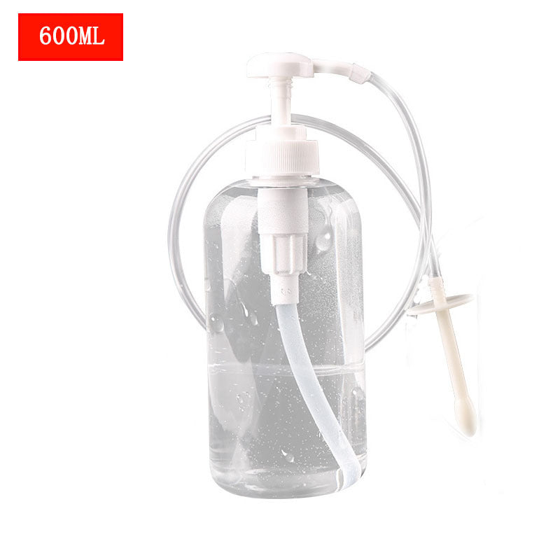 谜姬按压瓶式冲洗器灌肠后庭清洗用具