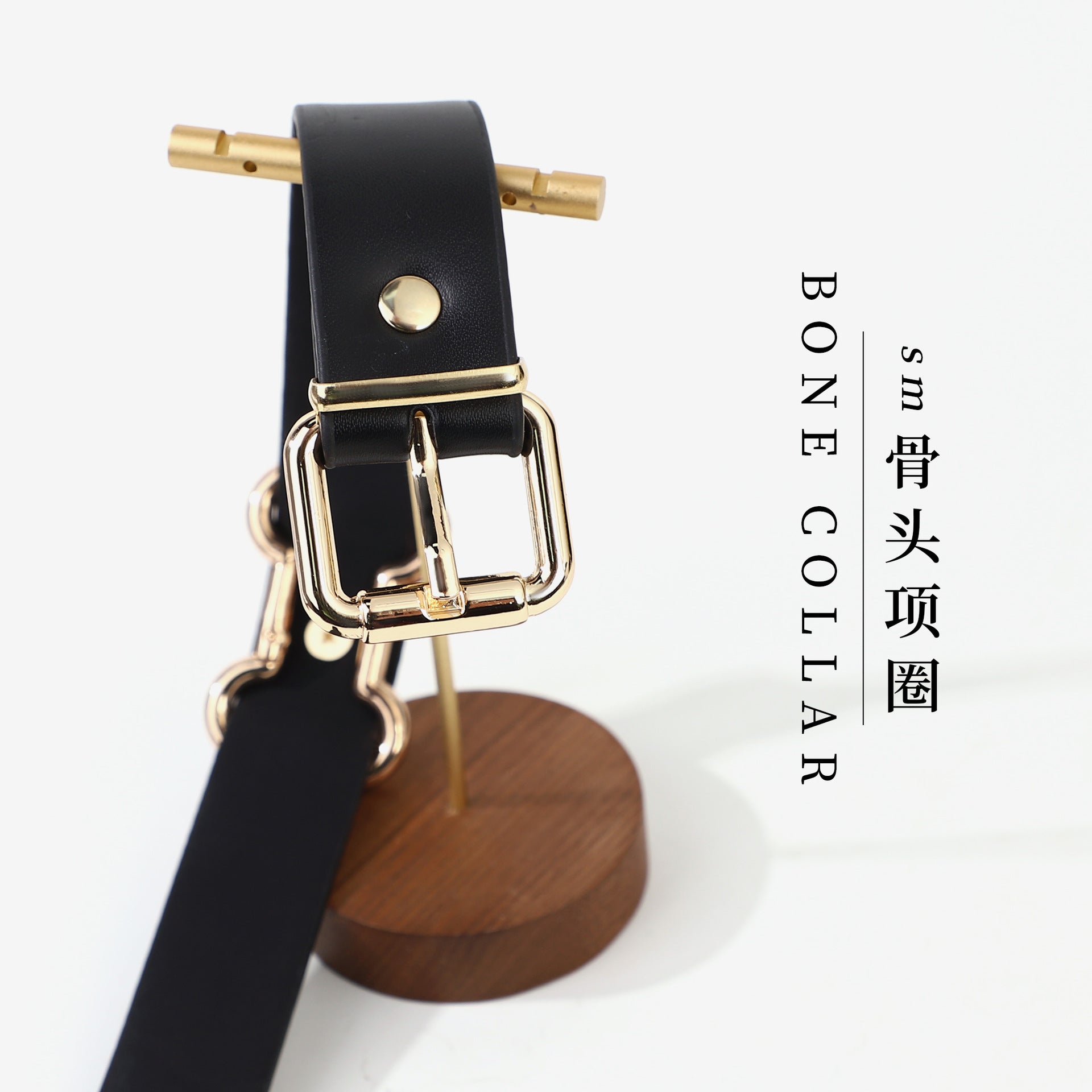 SM情趣骨头项圈捆绑可爱颈圈.