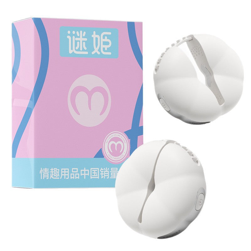 谜姬App智控樱花震动电击乳房乳夹.