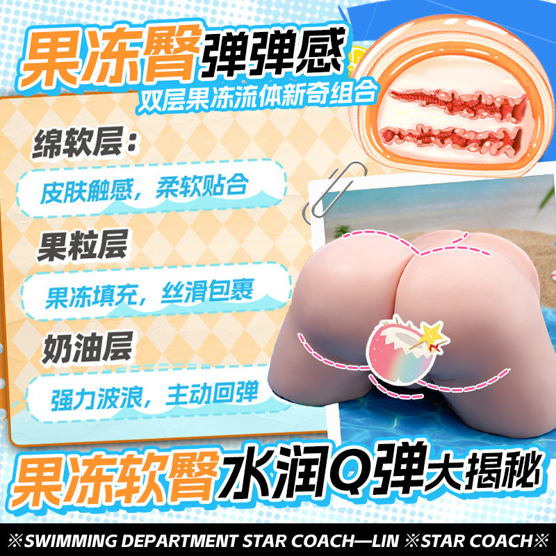COC水野凛双穴果冻臀飞机杯 - 6.4KG.