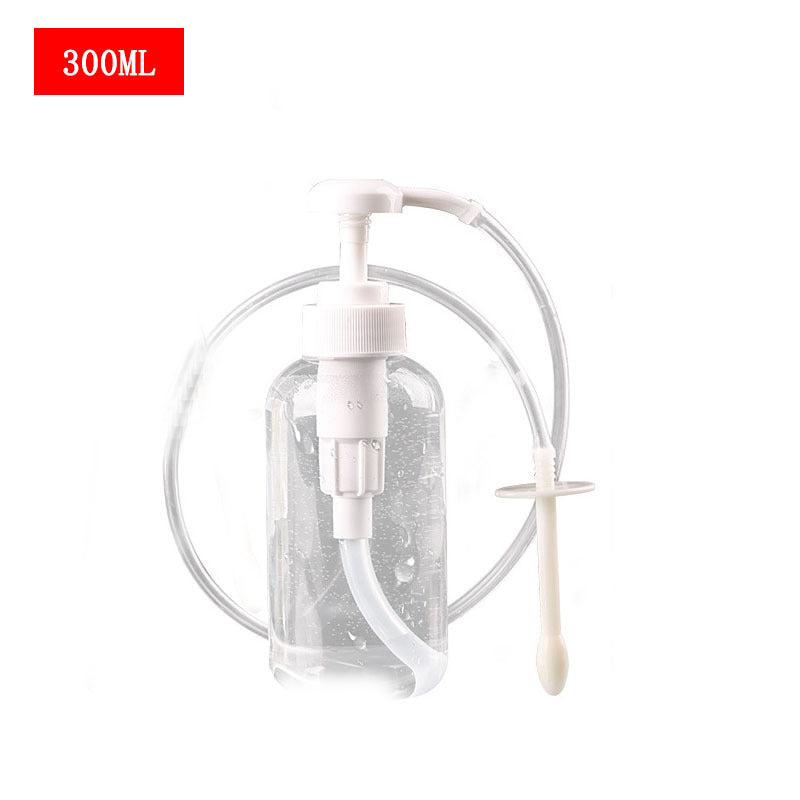 谜姬按压瓶式冲洗器灌肠后庭清洗用具