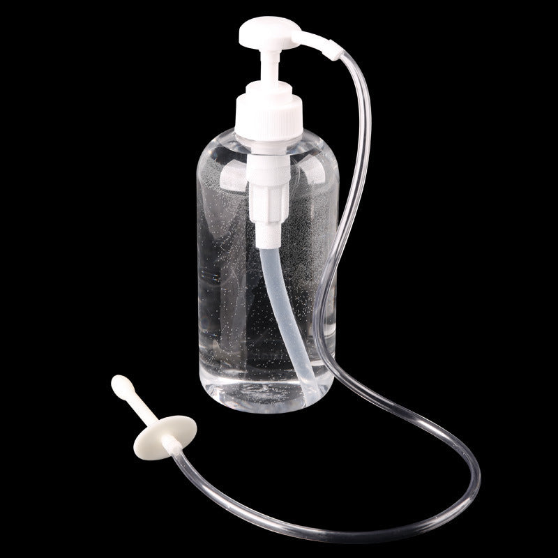谜姬按压瓶式冲洗器灌肠后庭清洗用具