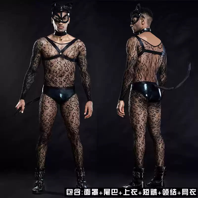 男士情趣内衣制服诱惑开档免脱激情骚气套装 - 多款可选