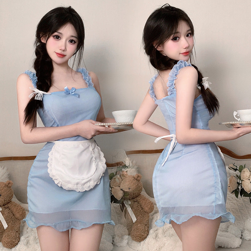 奶味小厨娘女仆cos套装