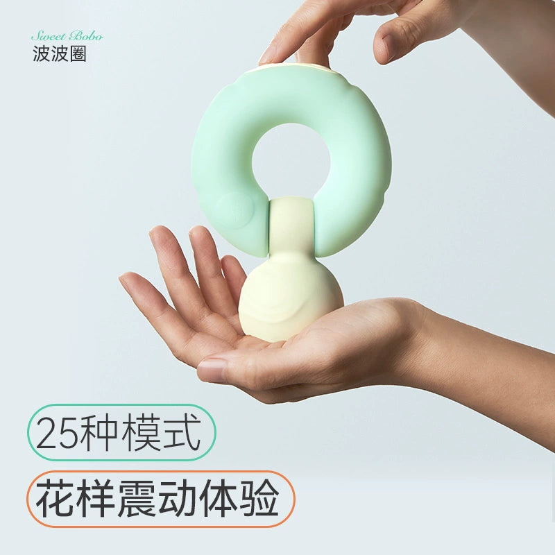 大人糖波波圈AV棒高潮阴蒂震动调情神器