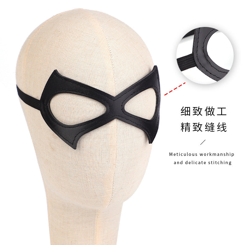 SM猫女蒙眼皮革眼罩