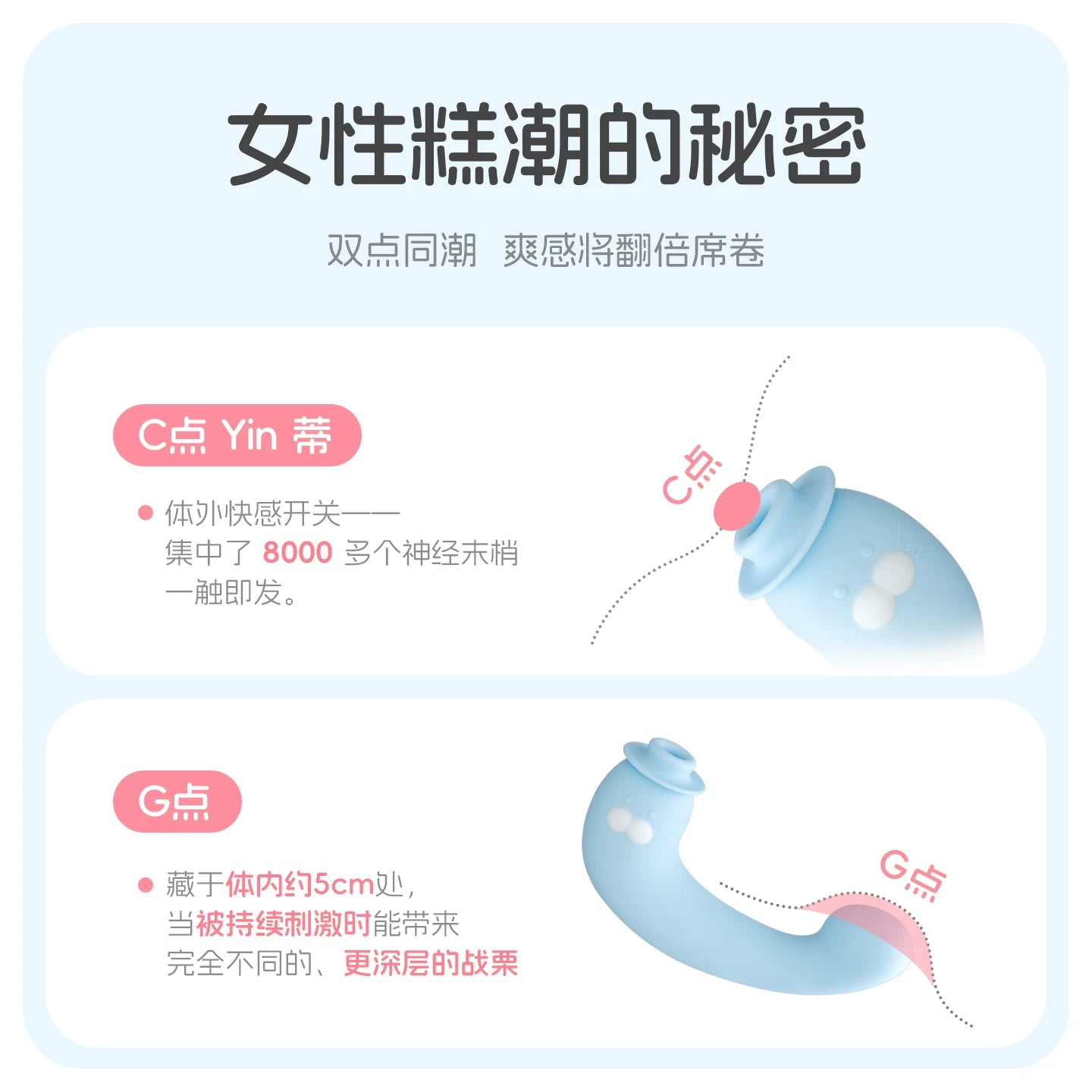 KISSTOY 嗨嗨豹秒潮神器吮吸震动玩具自慰器.