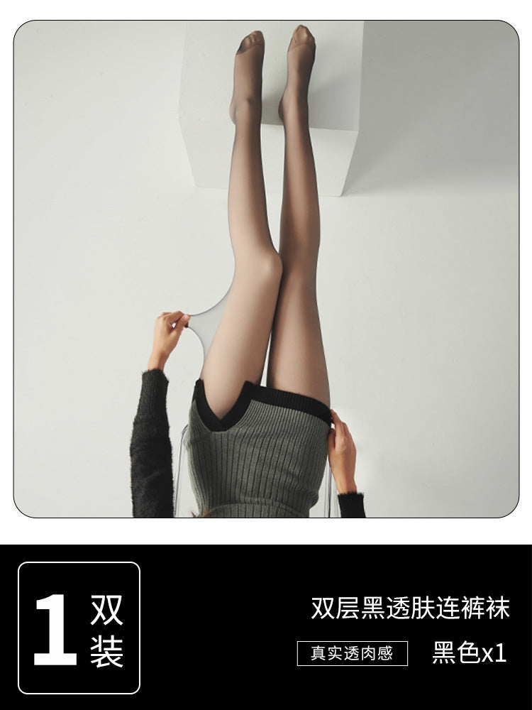 升级裸感双层光腿神器
