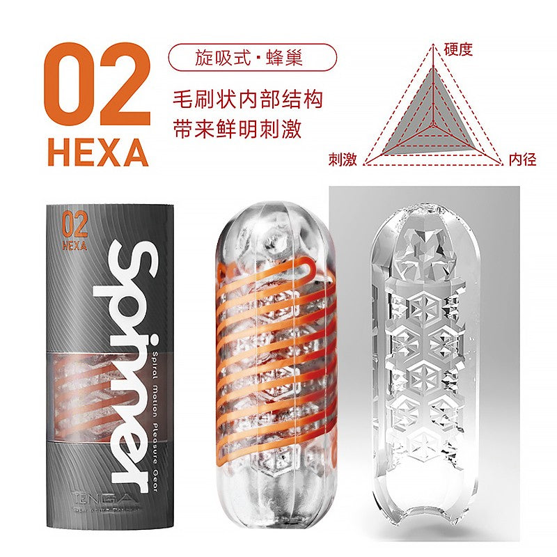 日本Tenga Spinner旋吸式飞机杯-9Rabbit北美情趣用品