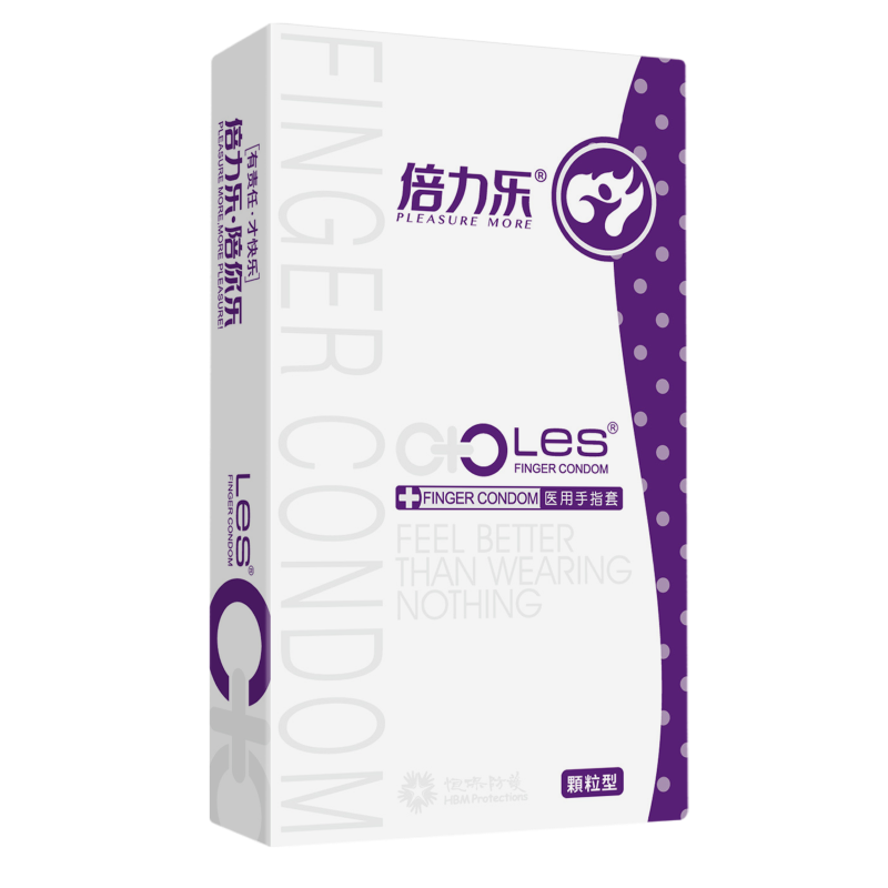 倍力乐LES女同手指套8只装 - 2款可选-9Rabbit北美情趣用品