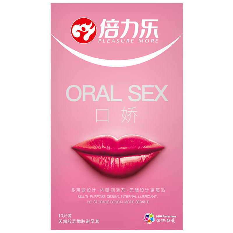 倍力乐二代口交套10只装 水蜜桃口味-9Rabbit北美情趣用品