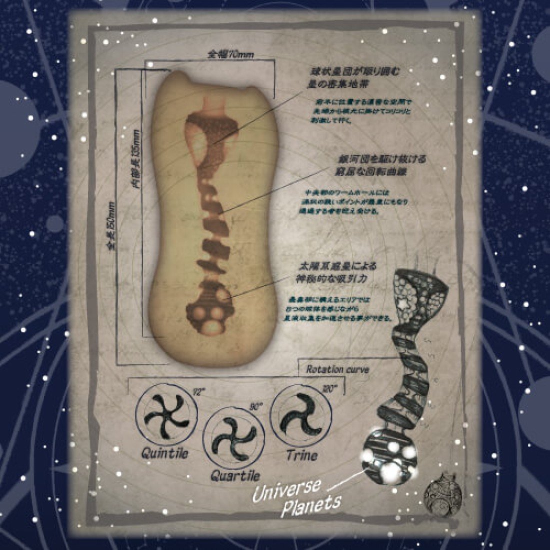 对子哈特占星术师飞机杯-9Rabbit北美情趣用品