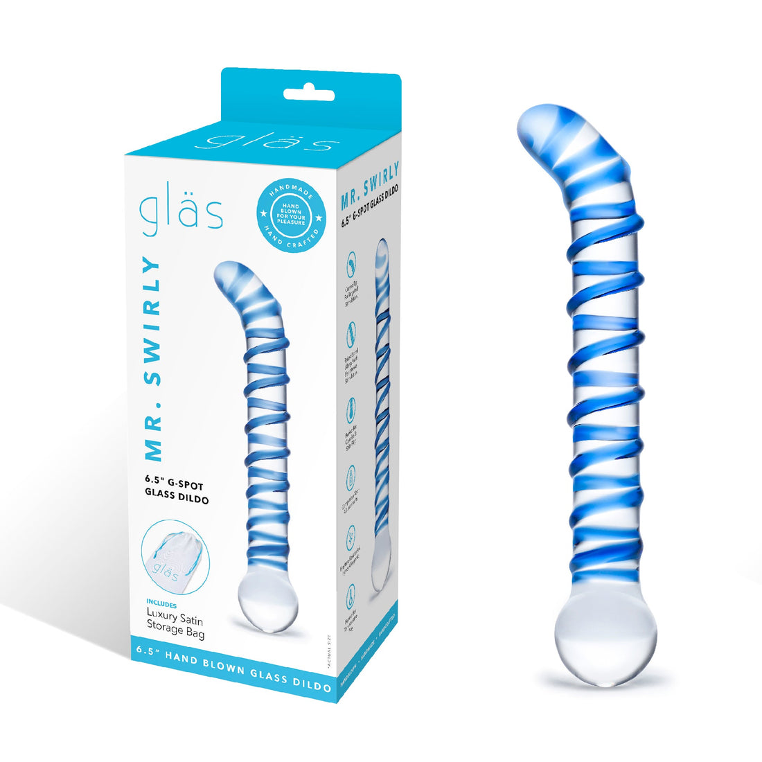 Mr. Swirly G-Spot玻璃阳具-9Rabbit北美情趣用品