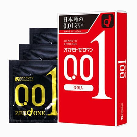 日本冈本0.01安全套3只装-9Rabbit北美情趣用品