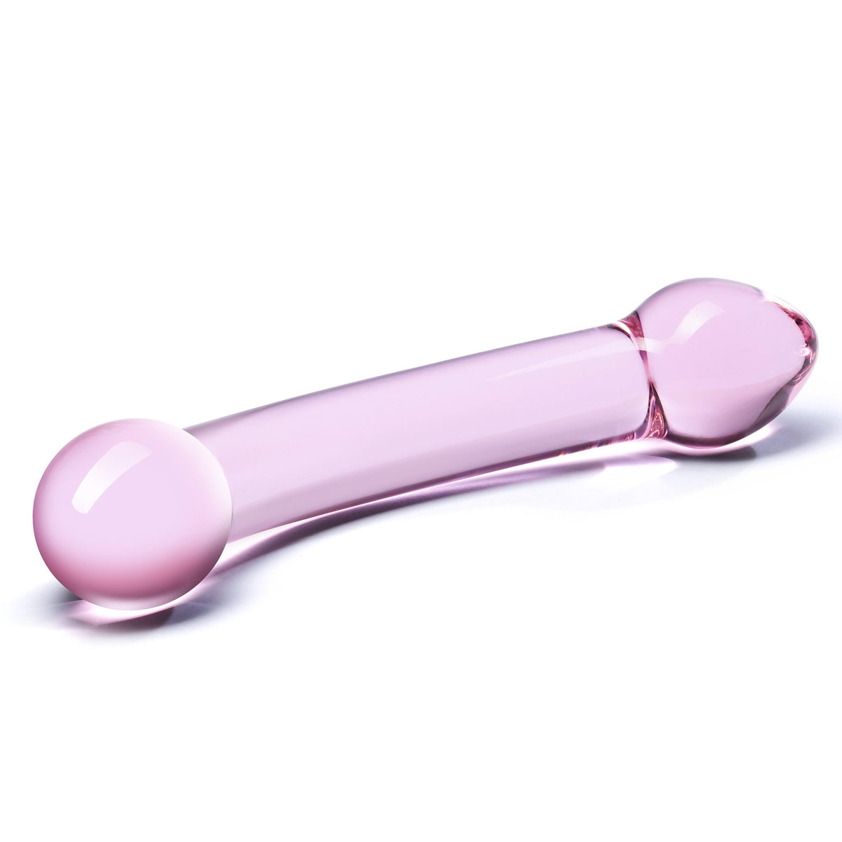 Double Trouble润滑紫色玻璃阳具-9Rabbit北美情趣用品