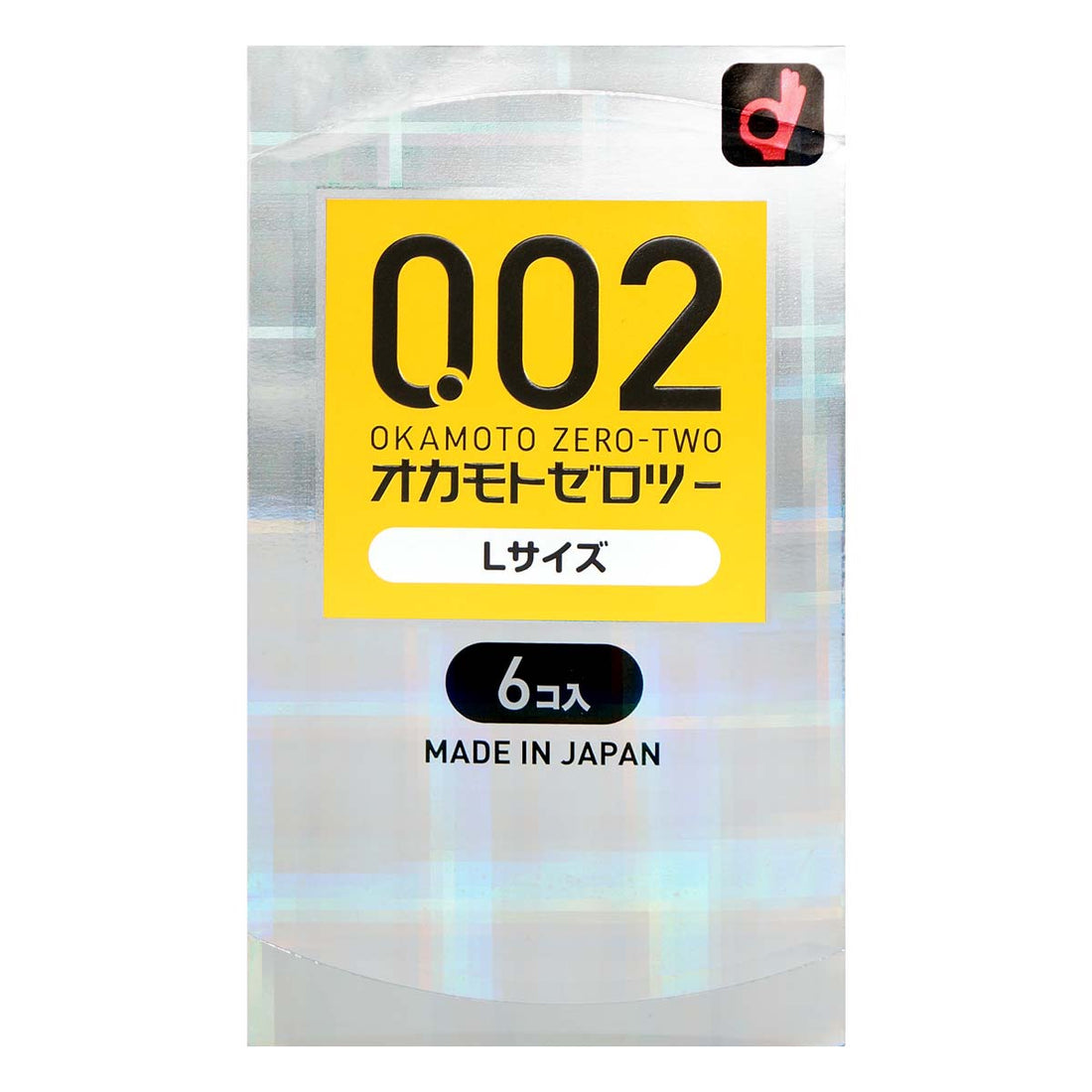 日本冈本0.02安全套6只大号装-9Rabbit北美情趣用品